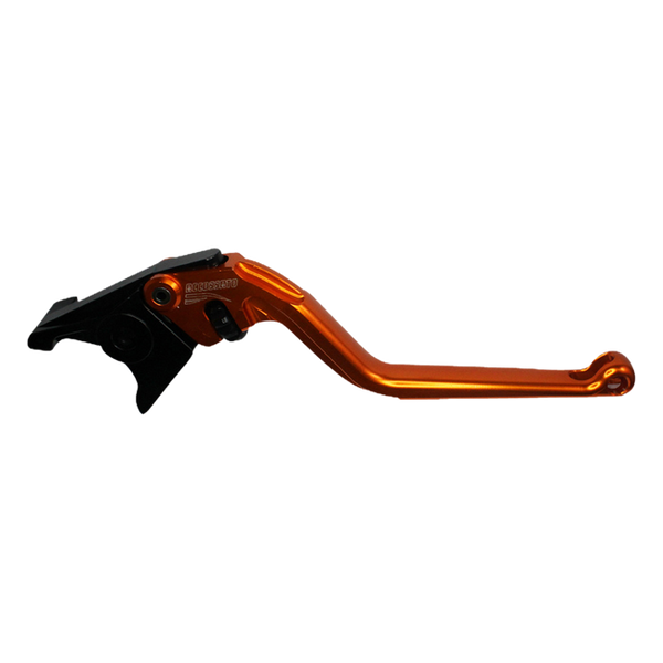 Accossato brake lever EDF014 with orange blade and black hub for Triumph TIGER 1200 ALPINE EDITION (2020-2021)