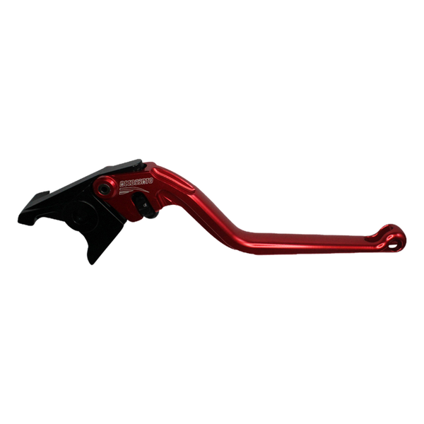 Accossato brake lever EDF014 with red blade and black hub for Triumph TIGER 800 XRX LOW (2015-2020)