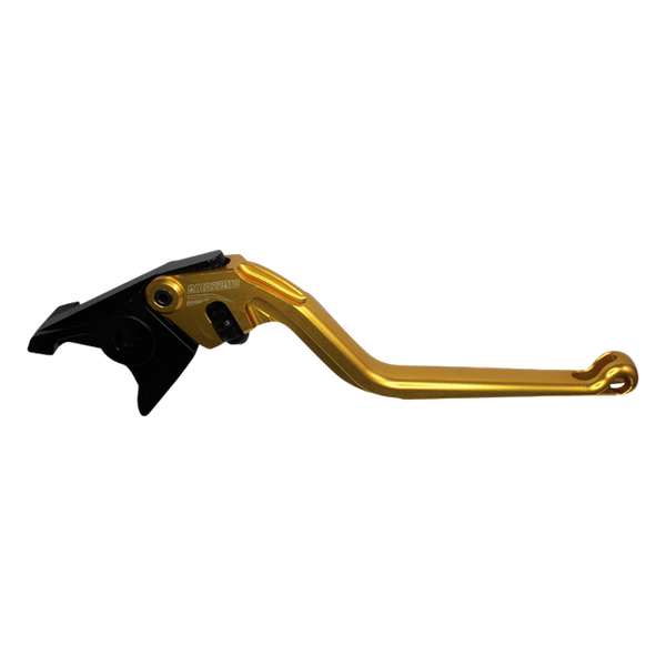 Accossato brake lever EDF014 with gold blade and black hub for Suzuki SFV650 GLADIUS (2009-2015)