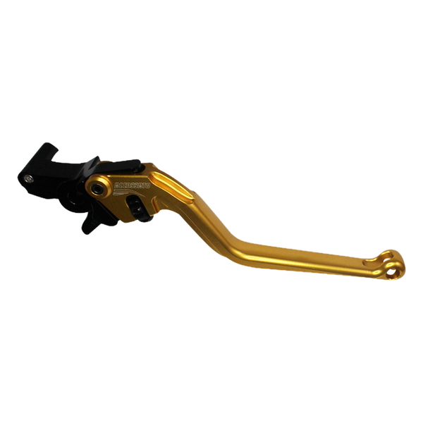 Accossato brake lever EDF015 with gold blade and black hub for MV Agusta Brutale 800 RR (2015)