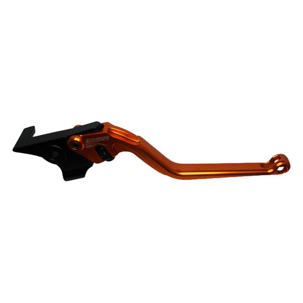 Accossato brake lever EDF016 with orange blade and black hub for Benelli BN251 (2016-2017)