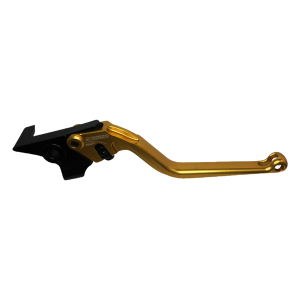 Accossato brake lever EDF016 with gold blade and black hub for Benelli BN302 (2015-2017)