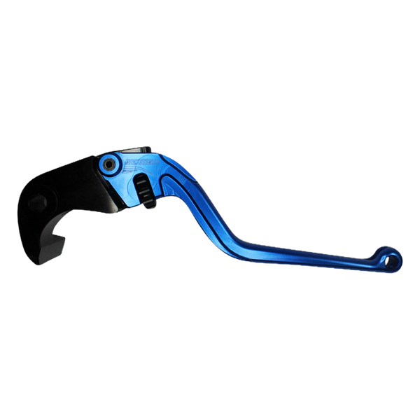 Accossato brake lever EDF022 with blue blade and black hub for BMW S1000RR (2009–2019)