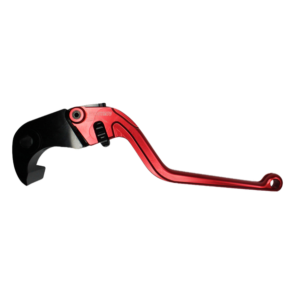 Accossato brake lever EDF022 with red blade and black hub for BMW S1000R (2013–2019)