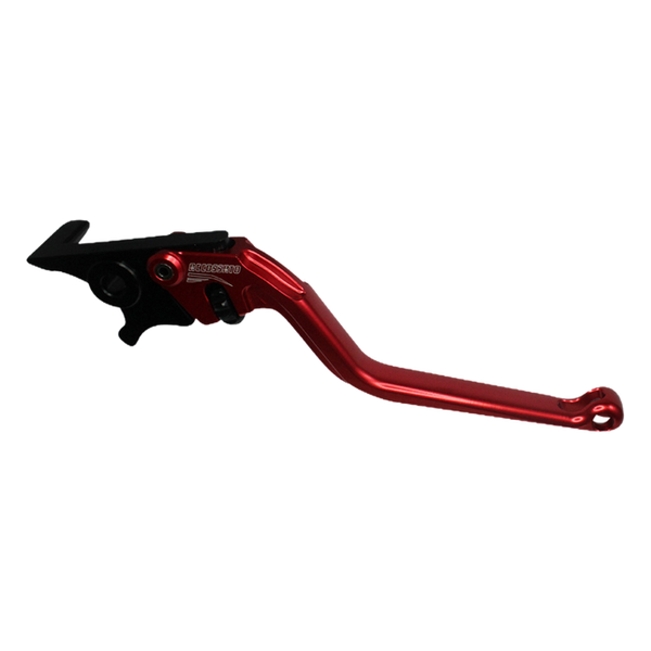 Accossato brake lever EDF025 with red blade and black hub for Kawasaki Z125 (2019-2020)