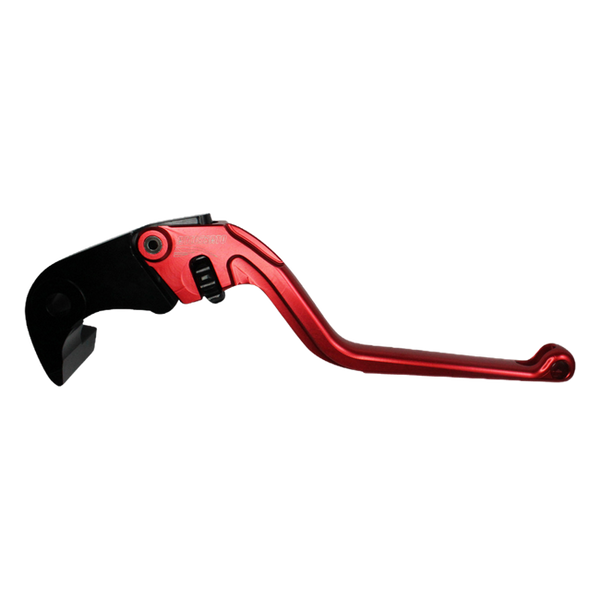 Accossato brake lever EDF035 with red blade and black hub for MV Agusta F3 675 (2013-2020)