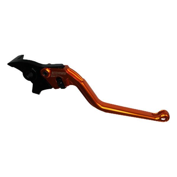Accossato brake lever EDF039 with orange blade and black hub for Husqvarna VITPILEN 401 (2018-2020)