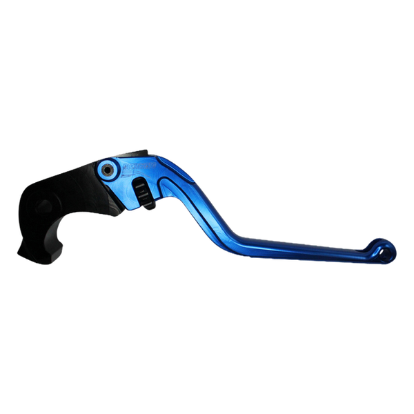 Accossato brake lever EDF088 with blue blade and black hub for Kawasaki ZX-6R (1998-2026)