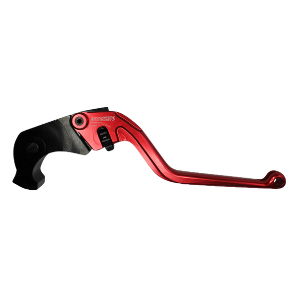 Accossato brake lever EDF088 with red blade and black hub for Kawasaki Z900RS (2018-2024)