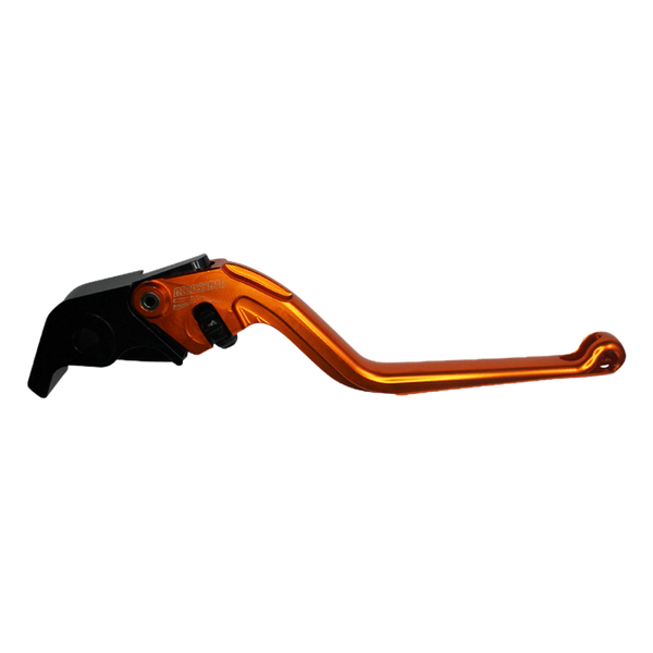 Accossato brake lever EDR104 with orange blade and black hub for Yamaha V-MAX (2009-2020)