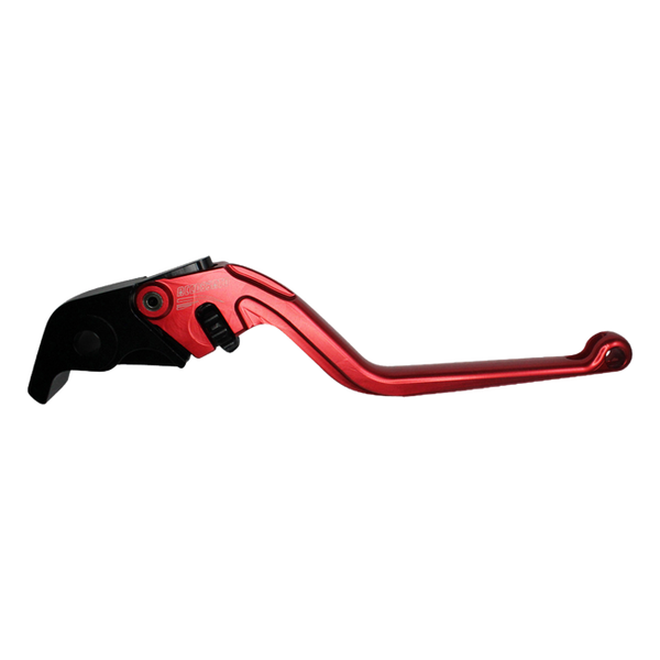 Accossato brake lever EDR104 with red blade and black hub for Yamaha V-MAX (2009-2020)