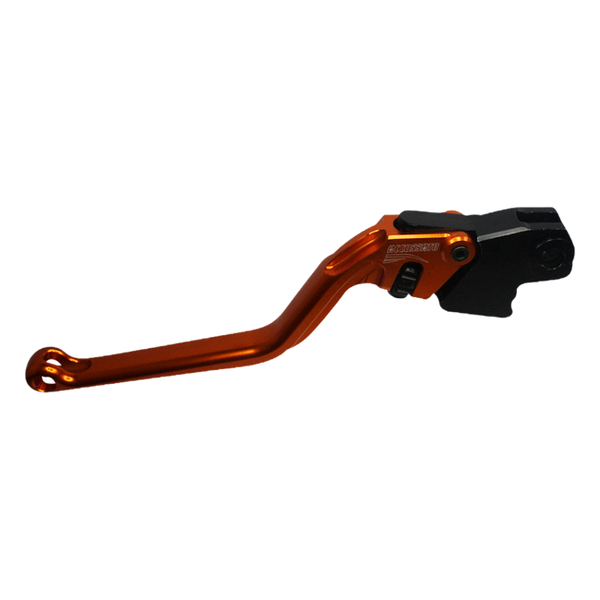 Accossato clutch lever ESB002 with orange blade and black hub for BMW K1600 GTL (2011-2016)