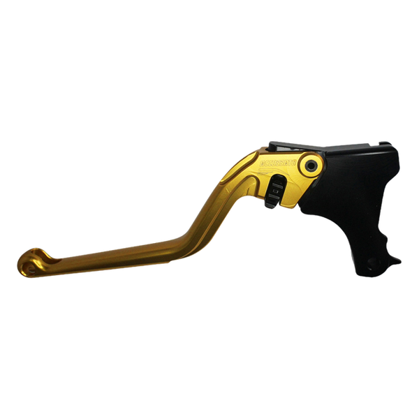 Accossato clutch lever ESB008 with gold blade and black hub for BMW G650GS (2009-2015)