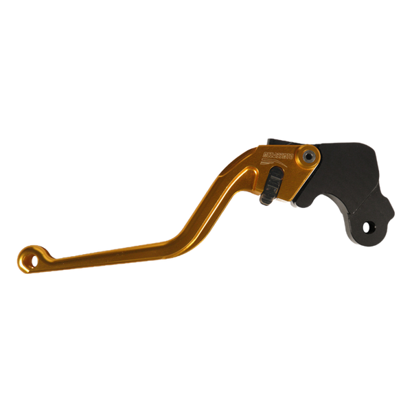 Accossato clutch lever ESC037 with gold blade and black hub for Moto Guzzi V9 BOBBER (2016-2020)