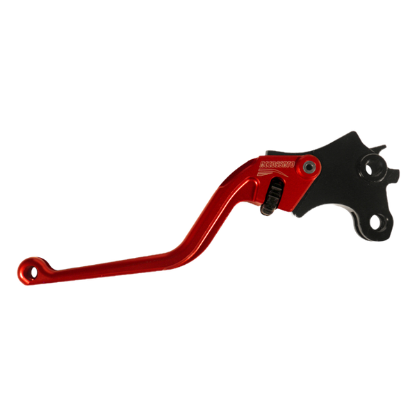 Accossato clutch lever ESC075 with red blade and black hub for BMW R1200R (2015-2019)
