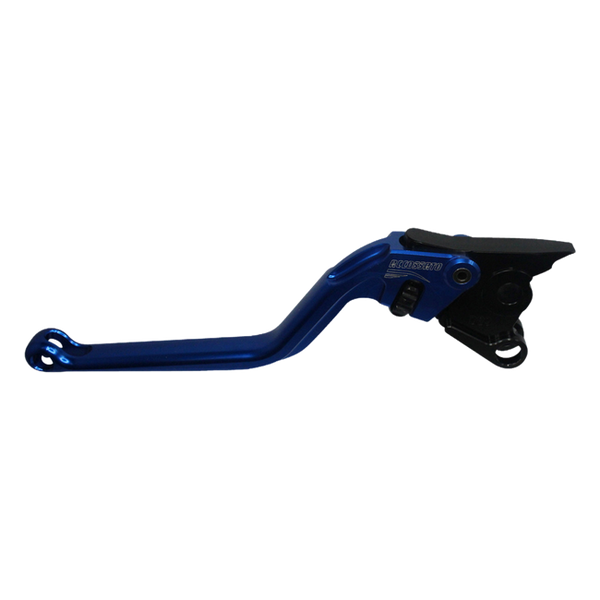Accossato clutch lever ESC080 with blue blade and black hub for Moto Guzzi Griso SE 8V 1200 (2007-2016)