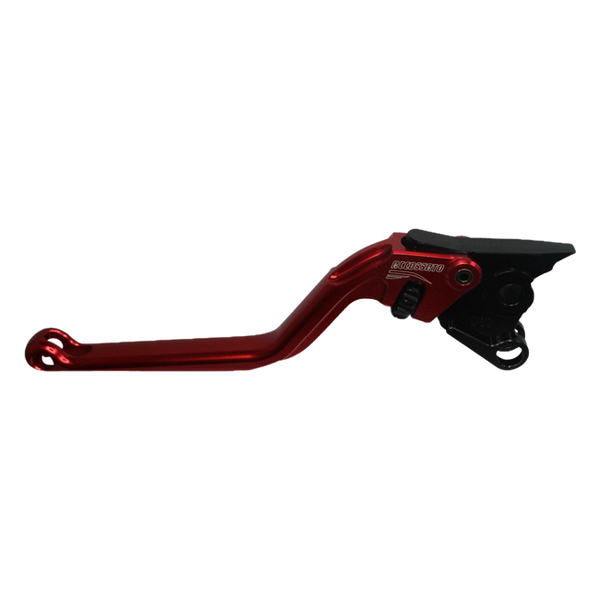 Accossato clutch lever ESC080 with red blade and black hub for Moto Guzzi Griso SE 8V 1200 (2007-2016)