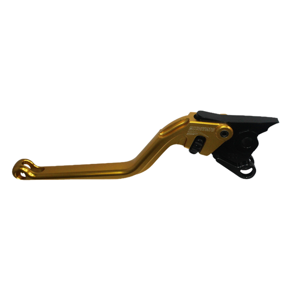 Accossato clutch lever ESC080 with gold blade and black hub for Aprilia CAPONORD 1200 (2014-2017)