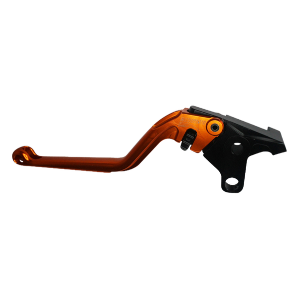 Accossato clutch lever ESC777 with orange blade and black hub for Triumph TROPHY 1200 (2013-2017)