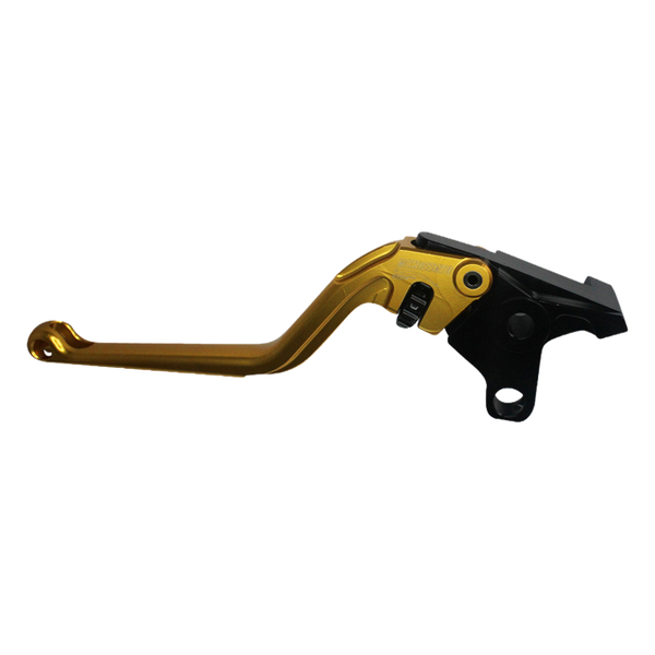 Accossato clutch lever ESC777 with gold blade and black hub for Yamaha XT1200ZE SUPER TENERE (2014-2020)