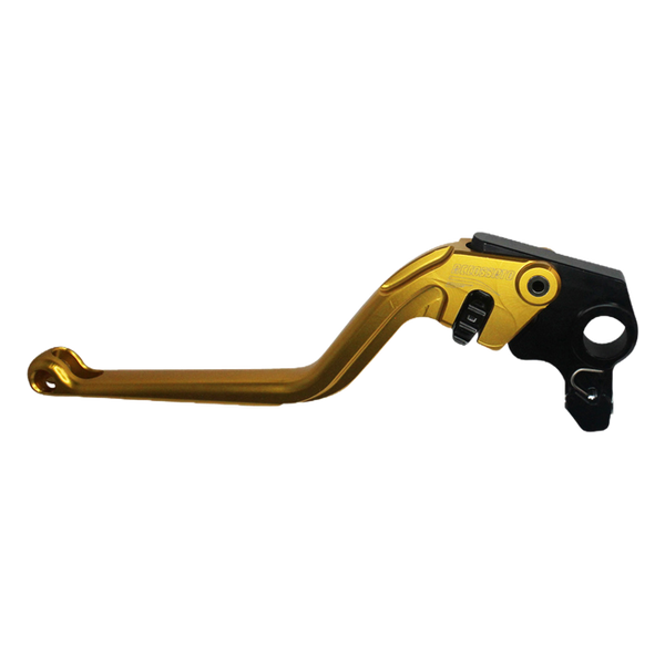 Accossato clutch lever ESD022 with gold blade and black hub for Ducati MONSTER 796 (2010-2015)