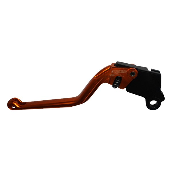 Accossato clutch lever ESD037 with orange blade and black hub for Benelli BN302 (2015-2017)