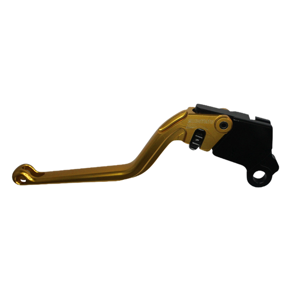 Accossato clutch lever ESD037 with gold blade and black hub for Benelli BN600 R (2014-2016)