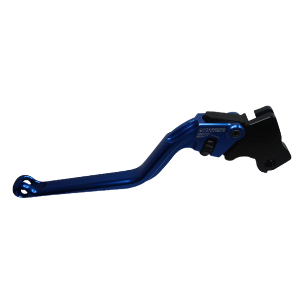 Accossato clutch lever ESD082 with blue blade and black hub for Ducati HYPERMOTARD 821 (2013-2015)