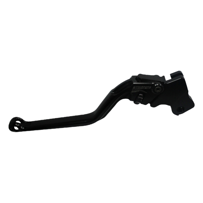 Accossato clutch lever ESD082 with black blade and black hub for Ducati MONSTER 821 STRIPE (2014-2019)