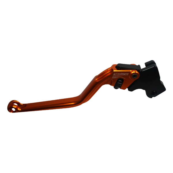 Accossato clutch lever ESD082 with orange blade and black hub for Ducati HYPERMOTARD 821 (2013-2015)