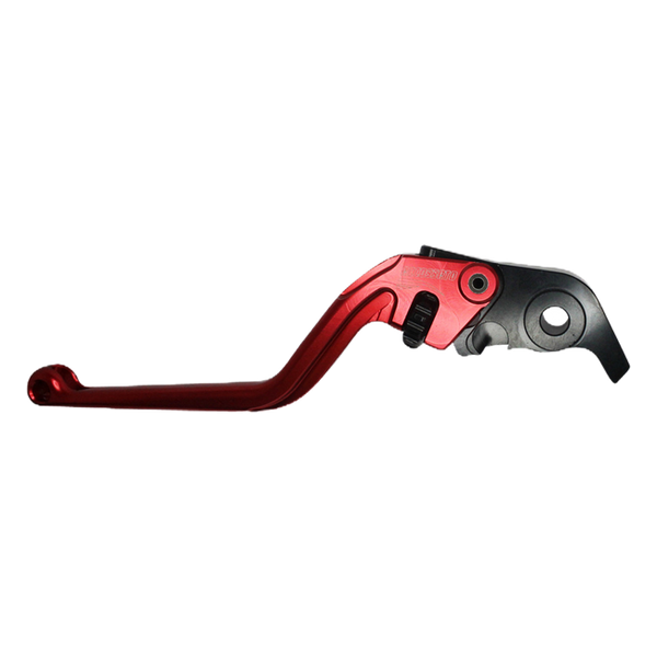 Accossato clutch lever ESH011 with red blade and black hub for Ducati DIAVEL (2011-2018)