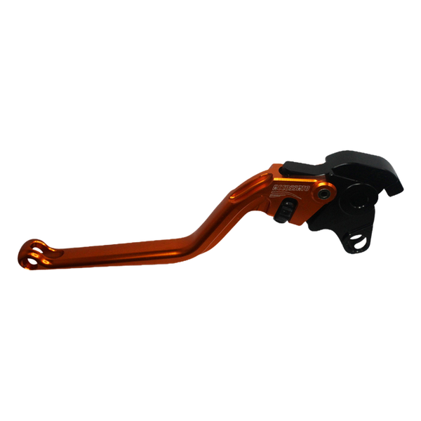 Accossato clutch lever ESH033 with orange blade and black hub for Honda CB 1000 R RA (2008-2016)