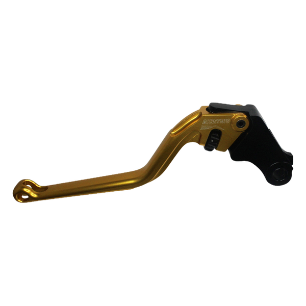 Accossato clutch lever ESH250 with gold blade and black hub for Honda CB300F (2015-2018)