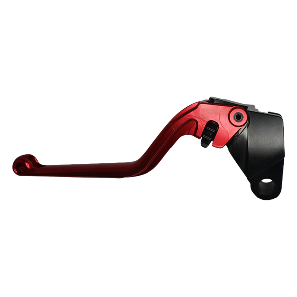 Accossato clutch lever ESK750 with red blade and black hub for Kawasaki Z900RS (2018-2020)