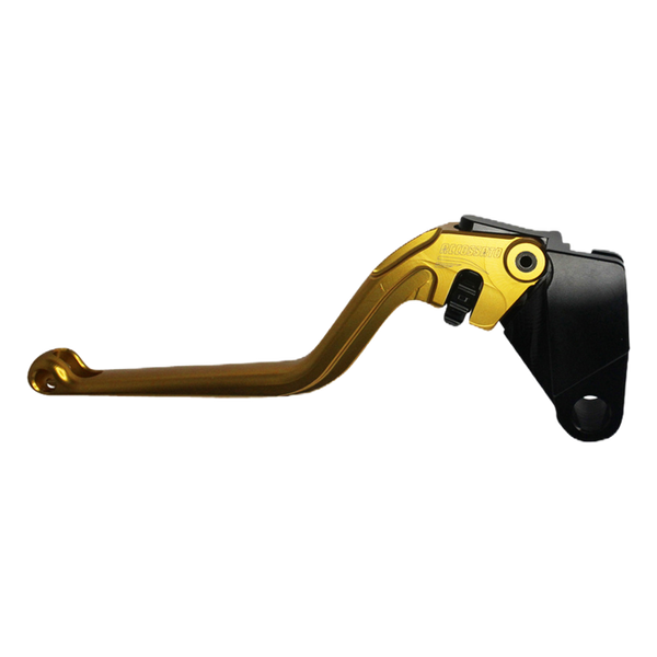 Accossato clutch lever ESK750 with gold blade and black hub for Kawasaki Z650 (2017-2020)