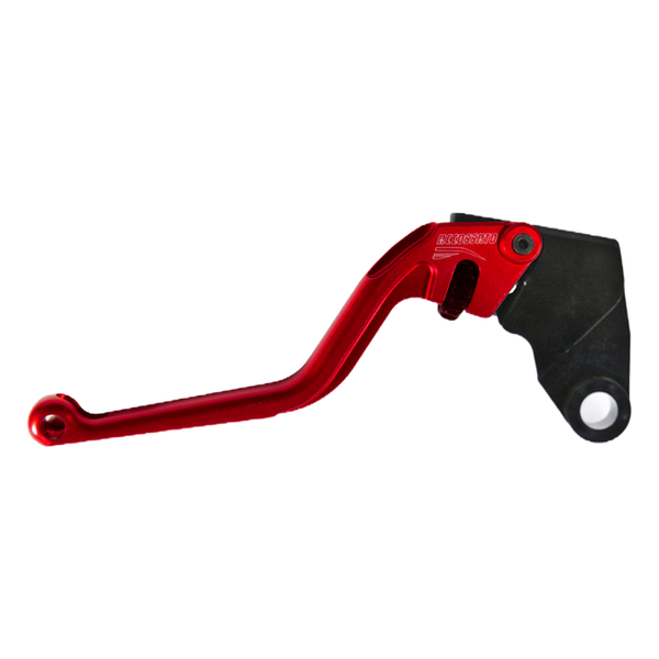 Accossato clutch lever ESK828 with red blade and black hub for Kawasaki ZX-10 R (2004-2020)