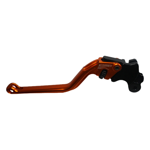 Accossato clutch lever ESM048 with orange blade and black hub for MV Agusta Brutale 675 (2012-2017)