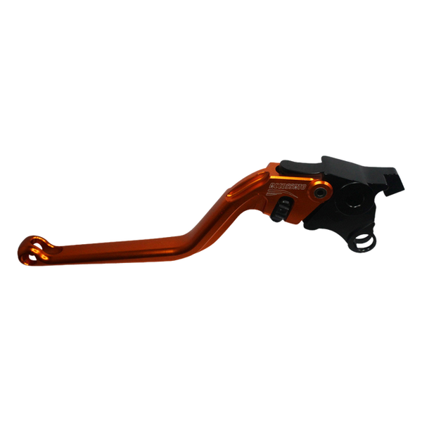 Accossato clutch lever ESS014 with orange blade and black hub for Suzuki GSX1300R HAYABUSA (1999-2020)