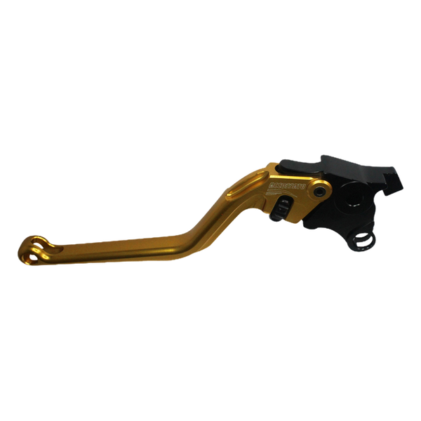 Accossato clutch lever ESS014 with gold blade and black hub for Suzuki GSX1300R HAYABUSA (1999-2020)