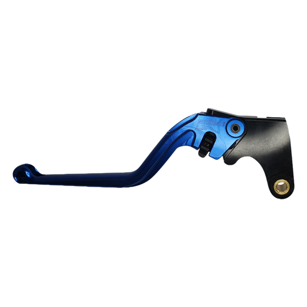 Accossato clutch lever ESS035 with blue blade and black hub for Suzuki GSX-R 1000 (2005-2006, 2009-2021)