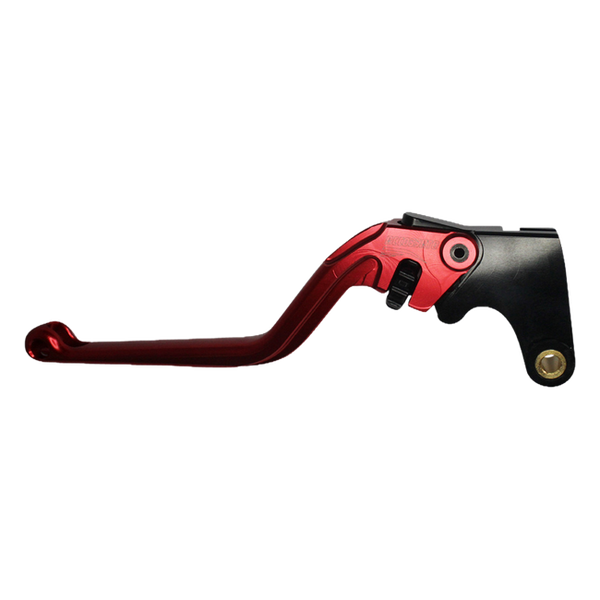 Accossato clutch lever ESS035 with red blade and black hub for Suzuki GSX-S1000F (2016-2021)