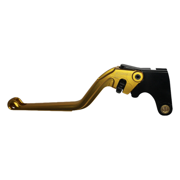 Accossato clutch lever ESS035 with gold blade and black hub for Suzuki GSX-R 750 (2006-2021)