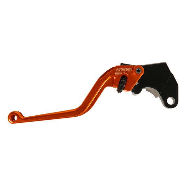 Accossato clutch lever ESS248 with orange blade and black hub for Suzuki GSX250R (2017-2020)