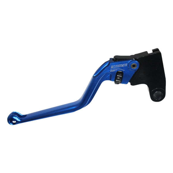 Accossato clutch lever EST333P with blue blade and black hub for Triumph Street Triple 765 R (2017-2018)