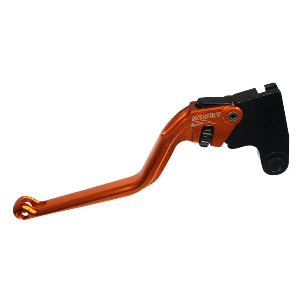 Accossato clutch lever EST333P with orange blade and black hub for Triumph STREET TRIPLE 765 S (2017-2019)