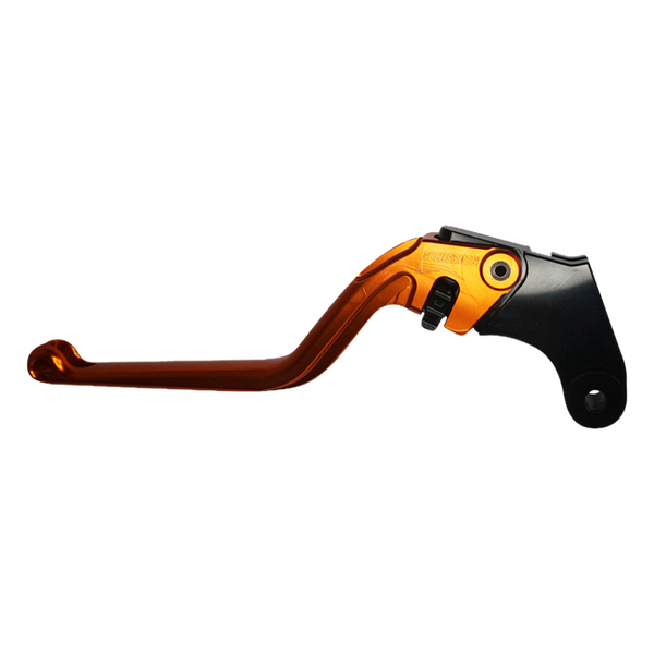 Accossato clutch lever ESV004 with orange blade and black hub for Yamaha TRACER 900 (2015-2020)
