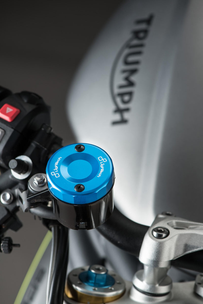 LighTech FBC04 front brake reservoir cap for Ducati Panigale 1199 in anodised aluminium