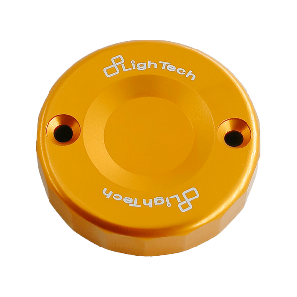 LighTech FBC04 front brake fluid reservoir cap for Aprilia RSV4, anodised Ergal aluminium
