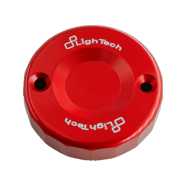 LighTech FBC04 front brake fluid reservoir cap for Aprilia RSV4, anodised Ergal aluminium
