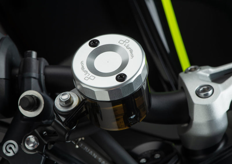 LighTech FBC04 front brake reservoir cap for Ducati Panigale 1299 in anodised aluminium